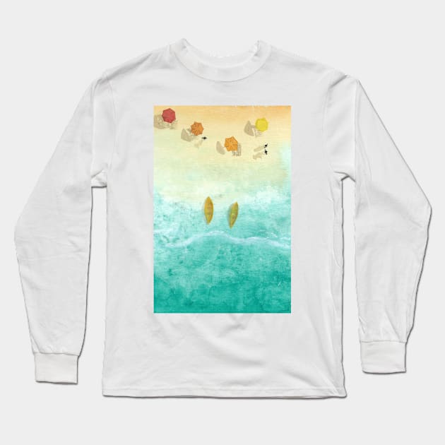 By the Beach Long Sleeve T-Shirt by julianaphein